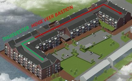 05. HOGE VEER BASTION Er wordt hard gewerkt aan de nieuwbouw Hoge Veer Bastion op de Koninginnebastion locatie te Geertruidenberg.