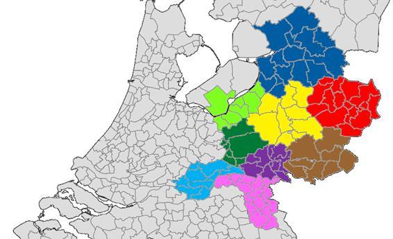 4 Regionale concurrentiekracht van Oost-Nederland en de negen regio s Uitgangspunt van dit onderzoek is de ambitie van de provincies Gelderland en Overijssel om de regionale concurrentiekracht van