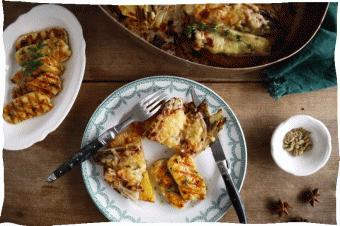 Vegetarisch Hoofdgerecht Ovenschotel met gekarameliseerde halloumi, witlof, koolraap en steranijs 45 min In de Krat 2p 3p 4p Koolraap (plak(ken)) 2 3 4 Witlof (struik(en)) 2 3 4 Venkelzaad (tl) 0,25