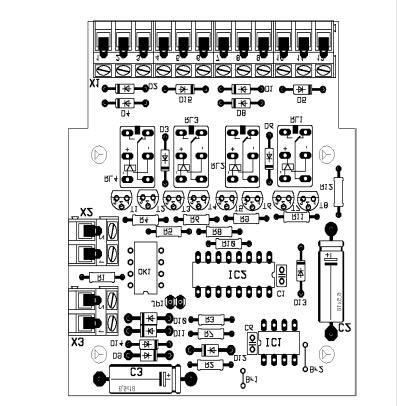 SD-5 SD-5: Bestückungsplan - PCB layout Plan d implantation