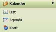 45/49 1 Kalendermenu Ga in het menu naar Kalender en kies naar eigen keuze voor Lijst of Agenda. 2 Klik op de knop Filter Kalender. 3 Vul de filtercriteria in.