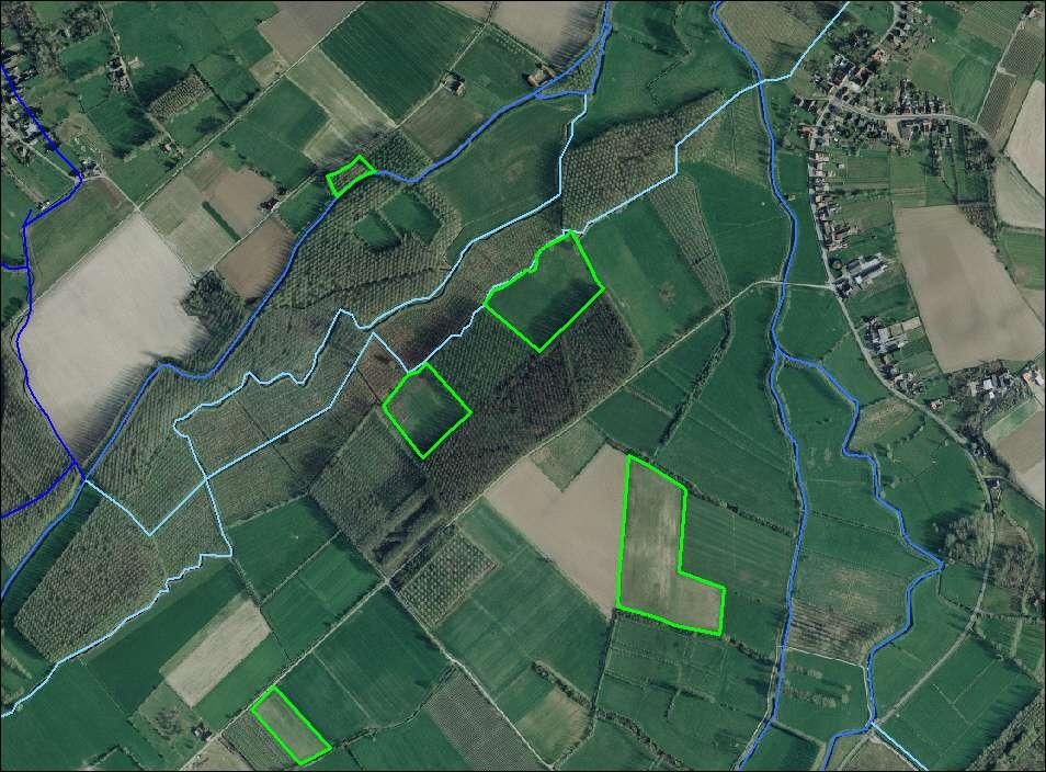 Meertsheuvel Zoutleeuw 11,8 ha bocagelandschap Samenvloeiing Getes