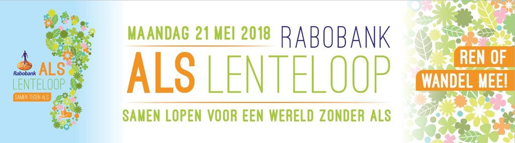 ALS lenteloop (ingezonden mededelingen) Wat was het een geweldige dag afgelopen 2e Pinksterdag!! De 3e ALS-Lenteloop vond plaats in Bilthoven.