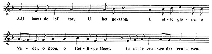 Zingen: lied 690, vers 1 t/m 4 cantorij: vers 1 allen: herhalen vers 1 cantorij: vers 2 allen: vers 3 en 4 - bekrachtiging met handdruk en zegenwensen