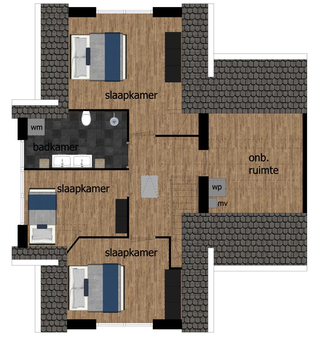 Woning 1 1e verdieping Woonopp.