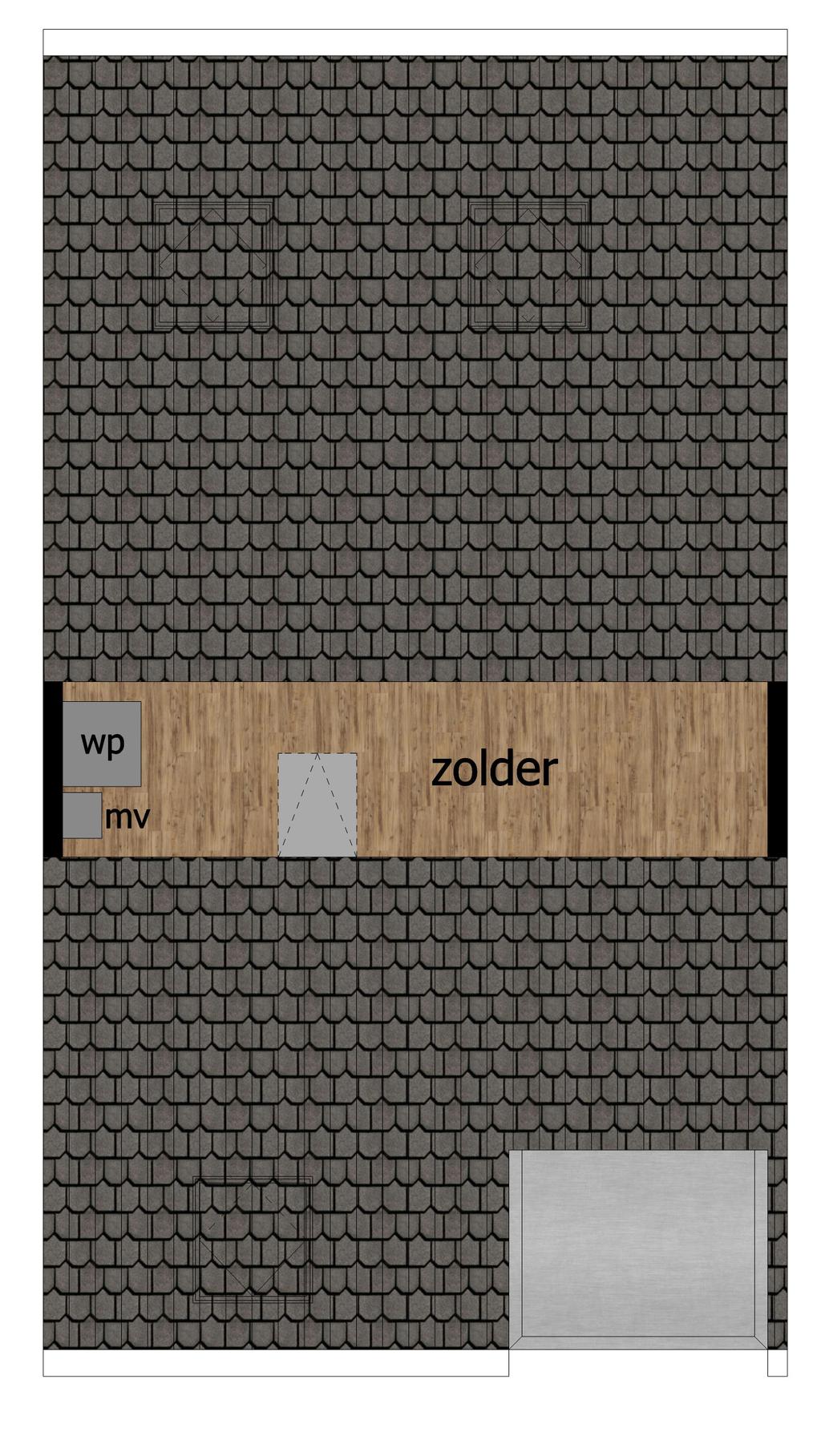 Woning 5-6 zolder Zolder