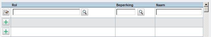 ) Indien de Aanpas knop niet verschijnt, dan betekent dit dat de systeemautorisatie voor Functie beheer autorisaties ontbreekt. (Zie 1.2.3 voor toevoegen van een systeemautorisatie.) de knop.