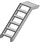 Trapleuning, binnenleuning en omloopleuning bieden afscherming van de trap. De trapleuningstaander wordt gebruikt voor het monteren van de leuning op de bovenste vloer.