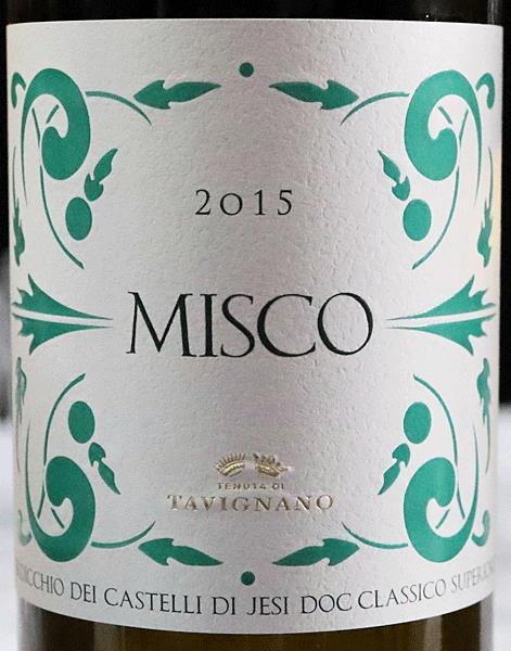 **** Misco Riserva 2014 - Verdicchio dei Castelli di Jesi Classico Riserva DOCG 100% verdicchio, handmatige oogst in diverse plukgangen, kort skin contact vooraf, 12 maanden rijping rvs tanks op de