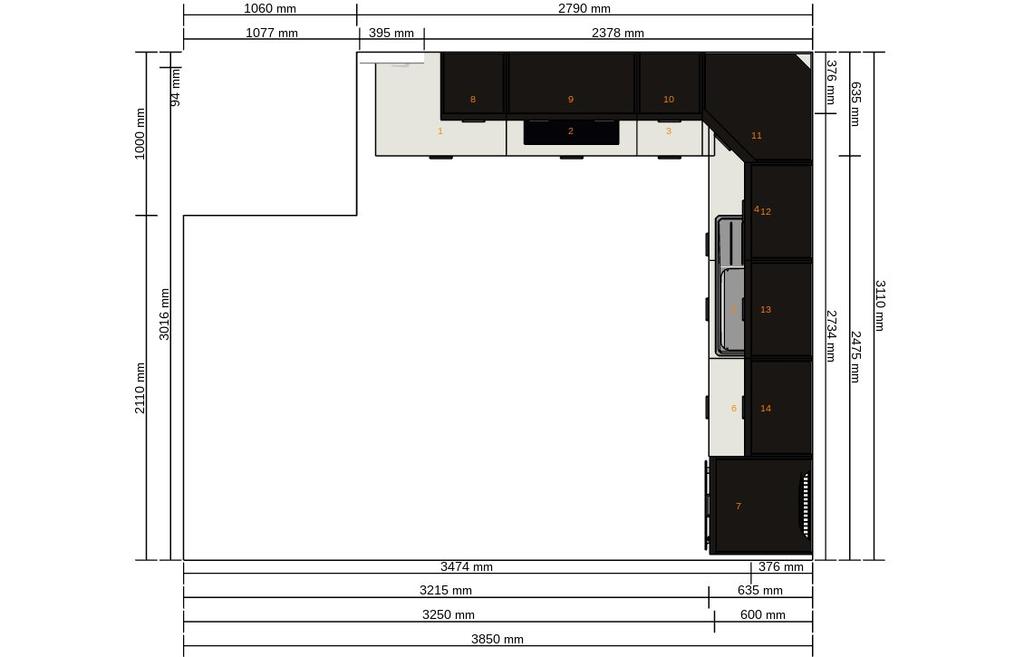 Jagersmeer 18 design 4 Plattegrond 0000 9893 4372 Alle afmetingen in cm Belangrijk IKEA accepteert geen claims ten aanzien van de afmetingen ed genoemd in de layout.