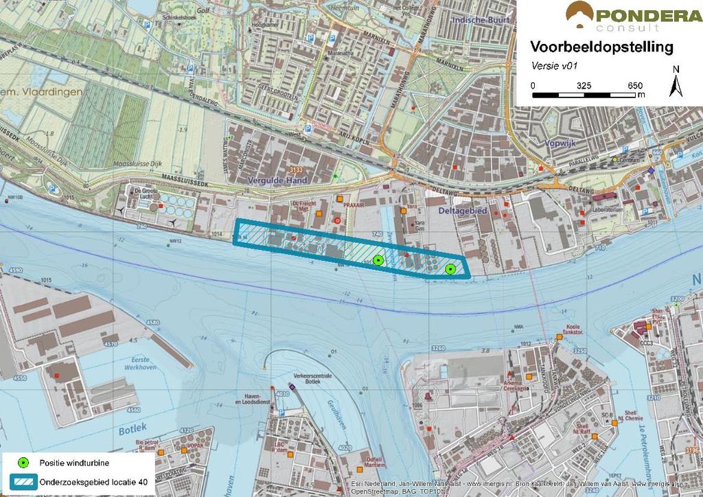 605 Figuur 45.4 Voorbeeldopstelling onderzoeksgebied #40 Bron: Pondera Consult Figuur 45.