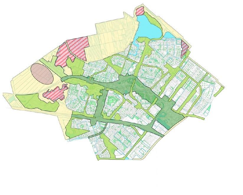 In de Stadsvisie zijn negen opgaven voor Zoetermeer opgenomen. In dit kader is opgave 7 'Unieke ligging in het groene hart benutten' relevant.