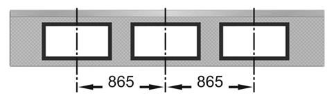 3. Specificaties 3.1 Ramen 3.1.1 Aantal ramen Voor ramen wordt de dagbreedte opgedeeld in een vast raster.