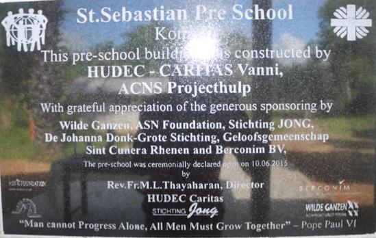 Stichting ACNS hulp Sri Projecthulp Lanka p/a: M. van Someren Kloosterstraat 15A 1115 BJ Duivendrecht Tel. 0644 264 263 martha.van.someren@acnsprojecthulp.nl www.acnsprojecthulp.nl KvK Tiel nr.