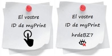 Wijzigen en activeren van uw myprint ID U kunt uw myprint ID wijzigen, b.v. wanneer u misbruik van uw account vermoedt.