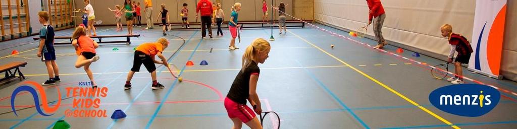 Tenniskids@School Tenniskids @ School Tenniskids Blauw Tenniskids Rood Tenniskids Oranje Tenniskids Groen Geel Het vroegere schooltennis Workshops voor