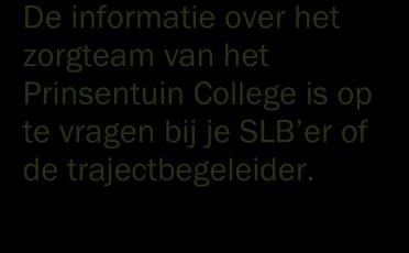 De extra ondersteuning vindt plaats tijdens verschillende momenten in de opleiding; wij spreken over instroombegeleiding, voortgangsbegeleiding, doorstroombegeleiding en de uitstroombegeleiding.