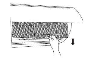 Schoon maken en Onderhoud Schakel de voeding uit voordat u begint met schoonmaken of onderhoud van de airconditioner.