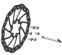 Remtang houders voorwiel* Int. Standard 6, 190 mm 0721 210 Rockshox Boxxer, 190 mm 0721 212 Postmount 6, 190 mm 0721 379 Int.