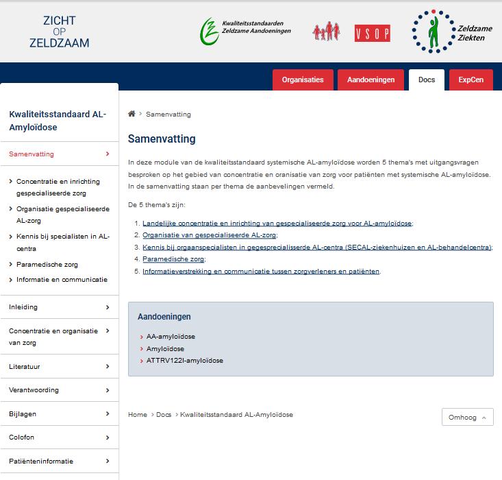 RESULTATEN Geheel volgens plan is in dit deelproject gewerkt aan totstandkoming van een module gericht op concentratie en organisatie van zorg.