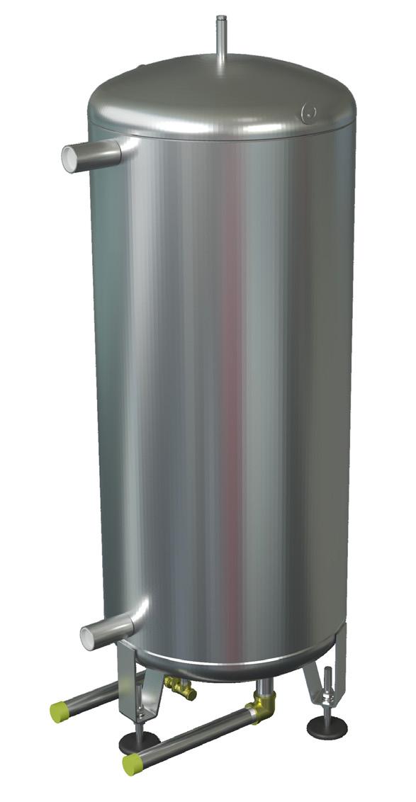 EN BCHRIJVING VAN HET TOTEL MOLLEN - HR i 320 600-800 Op de vloer geplaatste tanks ter opwarming van drinkwater via indirecte verwarming door middel van een