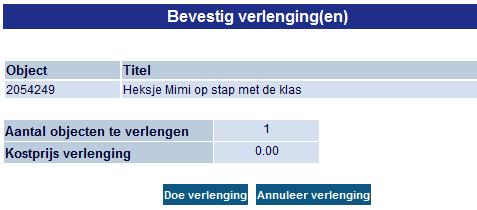 Materialen die je vandaag hebt geleend of die door een andere lener zijn gereserveerd, kunnen