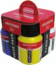 oplosmiddelen, 12 tubes 40 ml.