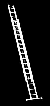 ladder (gecoat) Omschrijving Art.nr. Type Aantal sporten Opberglengte (m) Uitgeschoven lengte (m) Werkhoogte vrijstaand (m) Max.