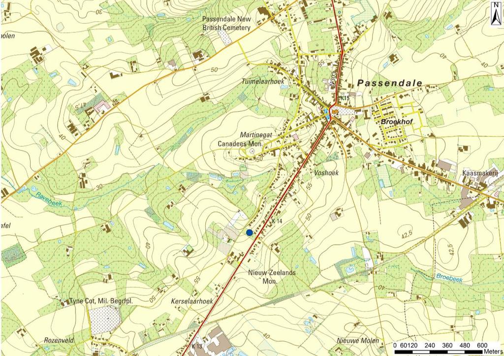 liggen geschrankt en waren allebei ingestort. De breedte kwam alleszins ook op 1,8 m. De opdeling was alleszins anders aangepakt. Uit de deep dugout zijn o.a. een lieslaars opgediept, stukken van Lee Enfield geweren en enkele gordels.