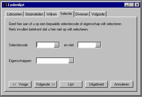 Bij t/m vult u dan niets in. Op soortgelijke wijze kunt u ook alle wijken t/m 5 selecteren door het hokje achter 'Wijk vanaf' leeg te laten en bij t/m 5 in te vullen.