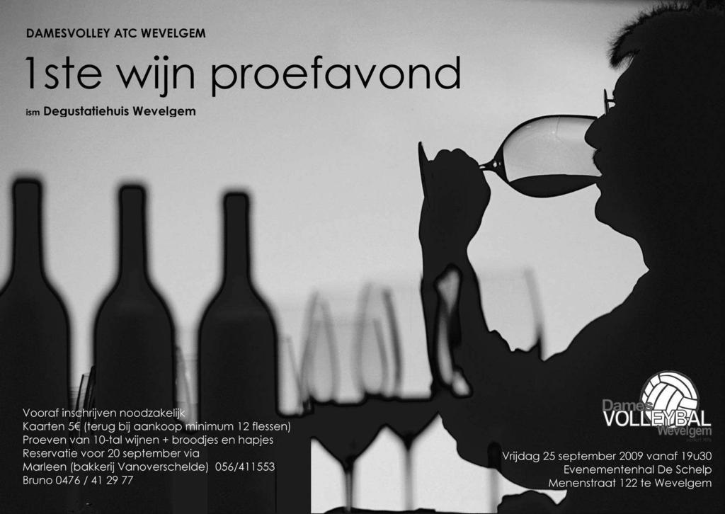Pagina 2 W I J N P R O E F A V O N D Op vrijdag 25 september organiseren wij in samenwerking met Het degustatiehuis onze 1e wijnproefavond.