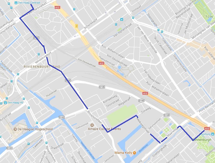 Route lijn 50 Zoetermeer CW - Den Haag Grote Markt Centrum West Centrum West Zoetermeer RA Canadalaan LA Nederlandlaan LA Europaweg LA Afrikaweg Fonteinbos RD Meerzichtlaan RD Viaduct Afrikaweg RA