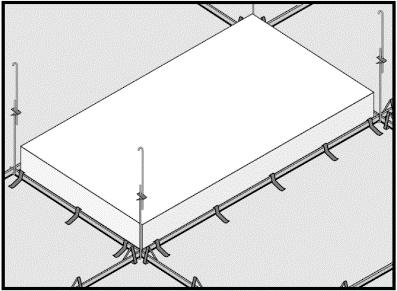 Montage van een plafondluik Paneelmaat 587 x 1187 of 587 x 587 mm.