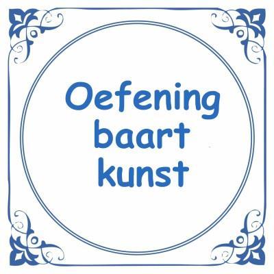 Vingeroefening Groepjes van 4. Maak gebruik van eerdere registratie van je verwerking.