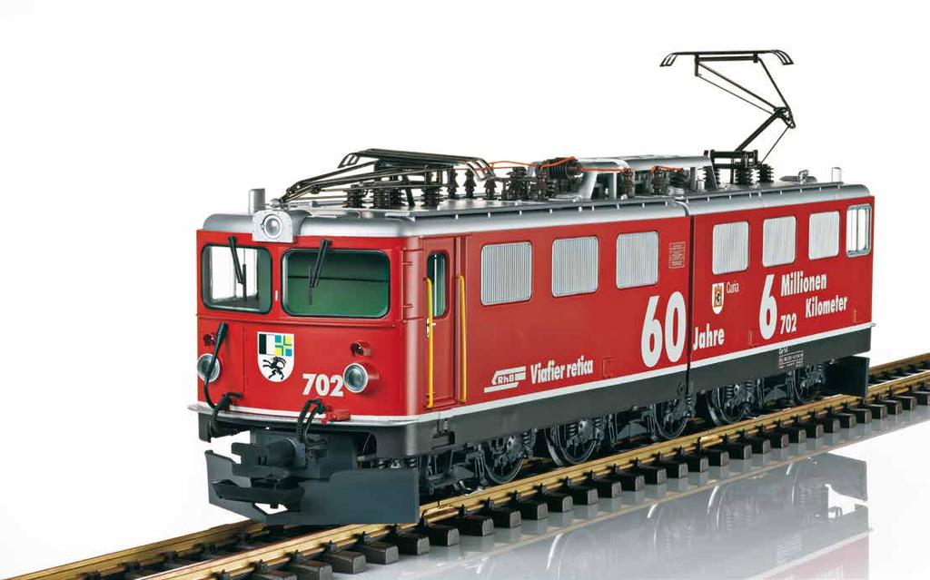 Chemins fer rhétiques (RhB) 6HKEFJG 22061 Locomotive électrique Ge 6/6 II Modèle d une locomotive électrique la série Ge 6/6 II portant le numéro d immatriculation 702 s chemins fer rhétiques.