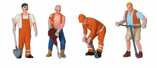 G 53002 Coffret figurines «Personnel s chemins fer» Suisse Coffret composé quatre figurines
