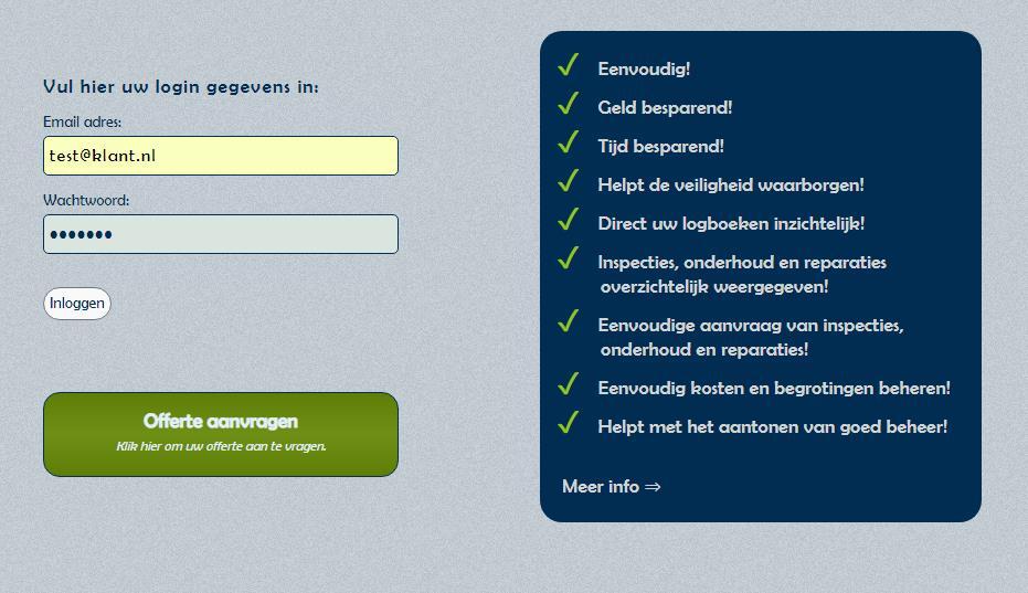 Hoofdstuk: Inloggen Inloggen Via de website www.secureplay.eu of www.secureplay.nl kunt u inloggen in het online beheersysteem. Dit systeem is zowel geschikt voor pc, tablet en telefoon.