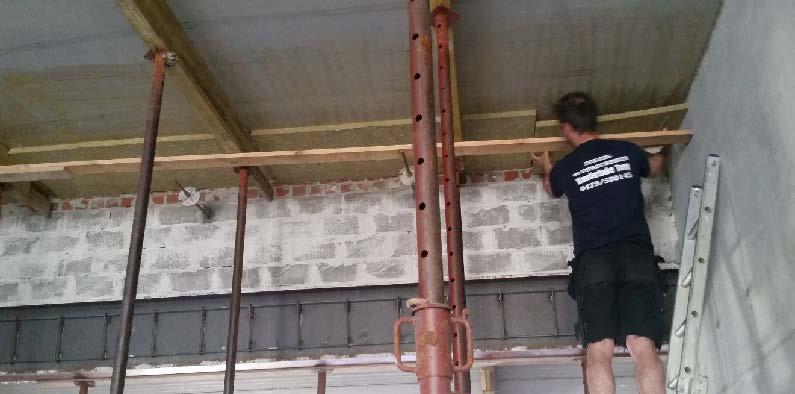 Toepassingen tijdens alle bouwfasen Vloer, wand & plafond afwerken: bouwakoestiek Geluidsabsorberende plafonds met minerale wol,