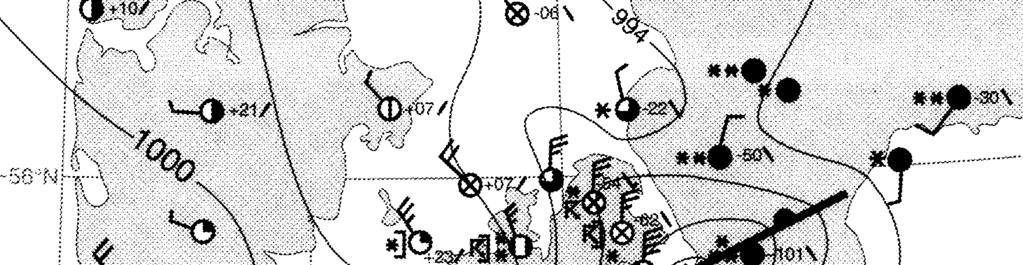 Van achter de comma wordt droge lucht het systeem ingebracht. Dit is aangegeven met een D. Er zijn sterke drukdalingen in de kern van het systeem.