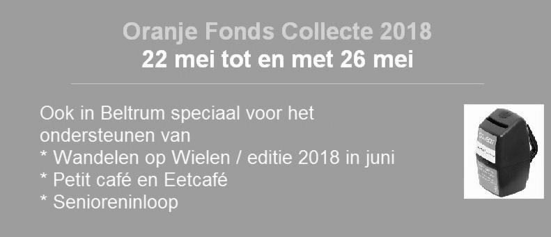 GEEF AAN HET ORANJE FONDS De Oranje Fonds Collecte is dé collecte voor een sociaal en betrokken Nederland.