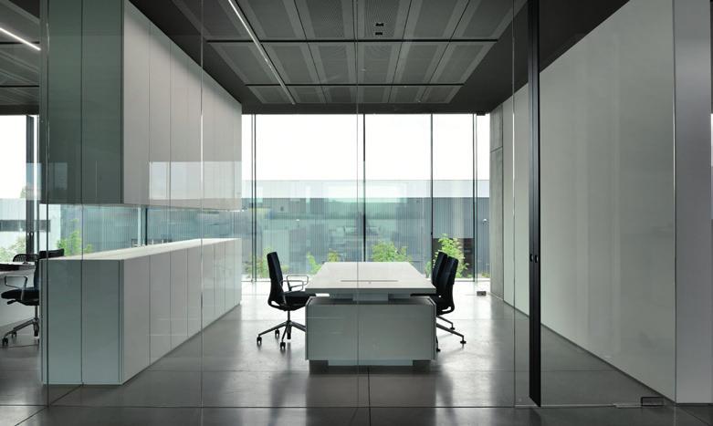 Kreon produceert architecturale interieurverlichting, metalen plafondsystemen en akoestische installaties.