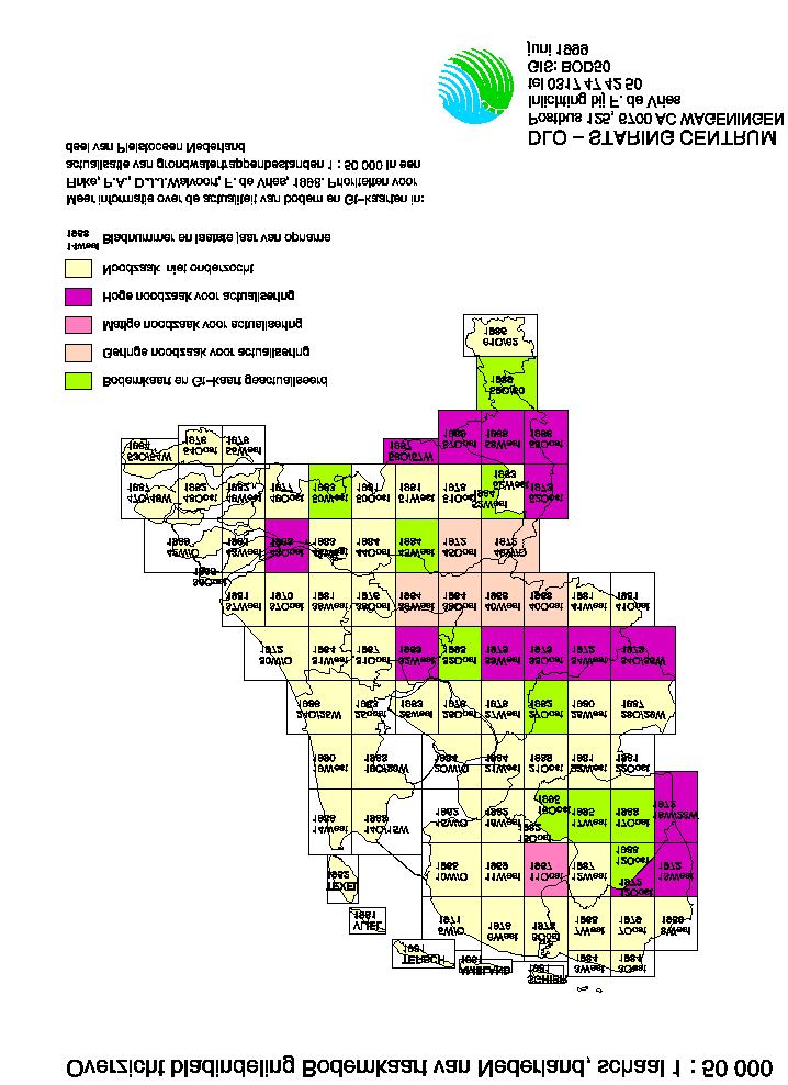 Tabel 4 Gt met bijbehorend oppervlak verdeeld over Nederland Gt Oppervlak in ha Percentage I 19495 0 II 338457 7 III 457331 10 IV 154530 3 V 532261 12 VI 761838 17 VII 549351 12