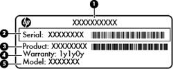 Labels De labels die zijn aangebracht op de computer, bieden informatie die u nodig kunt hebben wanneer u problemen met het systeem probeert op te lossen of wanneer u de computer in het buitenland