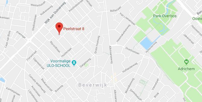 Kadastrale gegevens Adres: Peelstraat 8, 1944 VG te Beverwijk Gemeente
