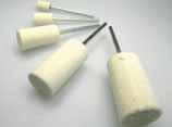 Kemet vilten polijstgereedschap Vilten cilinders Kemet vilten gereedschap wordt vervaardigd uit puur wol. Verschillende groottes en vormen zijn beschikbaar. Geschikt als laatste polijstbewerking.