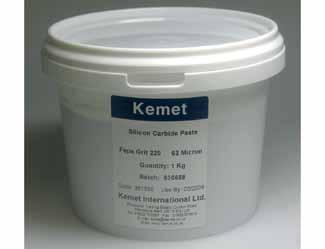 Leppasta De speciaal vervaardigde Kemet aluminiumoxide en siliciumcarbide leppasta's zijn veelzijdig inzetbaar, maar vooral geschikt voor het leppen van mechanische seals en klepzittingen.