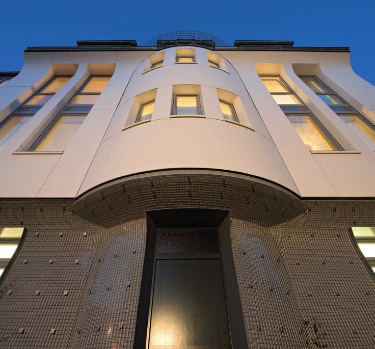 De architect Florian Köhler maakt gebruik van de werkwijze die bij de gevels in de wijk Ottensen in Hamburg is gebruikt.