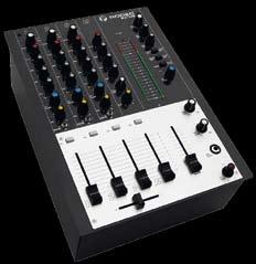 6+1 channels, 13 inputs, 2 independent Master outputs (Balance XLR3 + unbalanced RCA), 2 REC outputs.