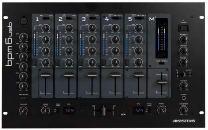 329 JB Systems MIX 2 Compacte DJ mixer met 2 kanalen 5 inputs op 2 + 1 kanalen (2 line, 2 line/phono, 1 mic) 1 aparte DJ mic input (Hoog / Laag toonregeling) Gain, hoog, laag toonregeling op alle