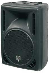 Koolsound NJP Activ Koolsound NJP8 Activ 2-weg bi-amped gepowerde speaker met 12 woofer en 1 tweeter - 150Wmax - 90dB SPL - 50Hz-17kHz - achteraan zitten inputs voor mic & line, line